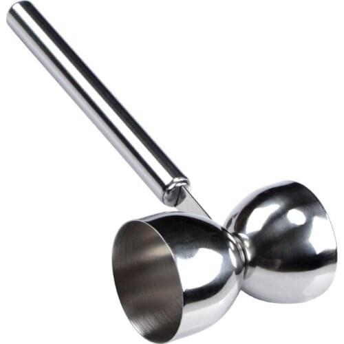 Stainless Steel Double Jigger Measure Cup Long Handle for Cocktail Bartender Bar Party Accessories