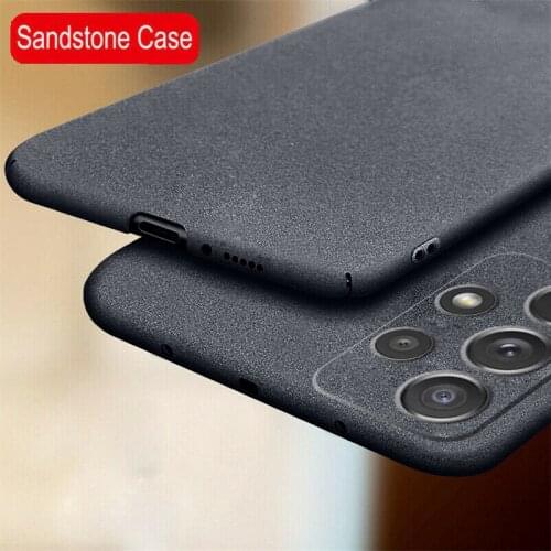 Ultra-Thin Slim Matte Sandstone Case For Samsung Galaxy A52 A72 5G Simple Hard PC Cover Case For Samsung A52 A72