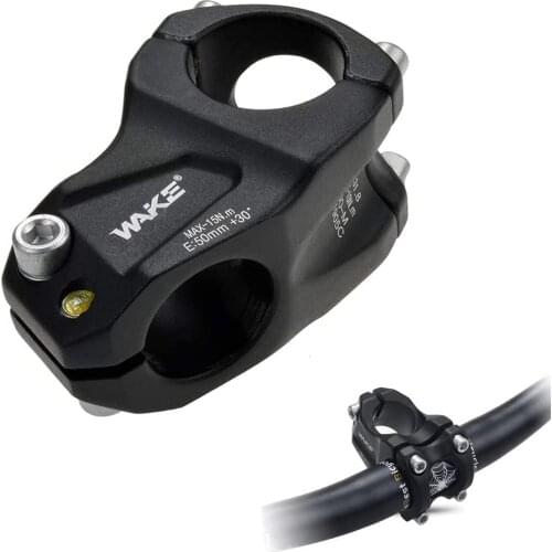 Bike Adjustable Stem ±30° Degree 31.8 50mm Aluminum Alloy MTB Stem Mountain Bike Handlebar Stem for Bicycle, Road Bike, MTB, BMX