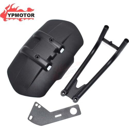 High Quality Motorcycle Black Rear Fender Mudguards Splash Guard W/ Bracket For KTM 250 390 690 RC390