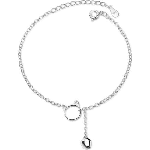 LUKENI Top Quality 925 Sterling Silver Bracelets For Women Party Jewelry Trendy Cat Balls Female Bracelets Girl Lady Birthday