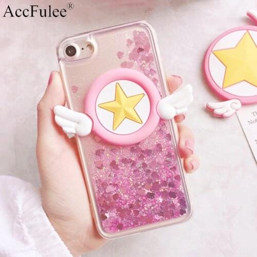 Glitter Love Heart Stars Case For Xiaomi Redmi Note 3 4 4X 5 Pro 6 7S 8T 8 Pro 9 Pro Max Liquid Quicksand Transparent Cover