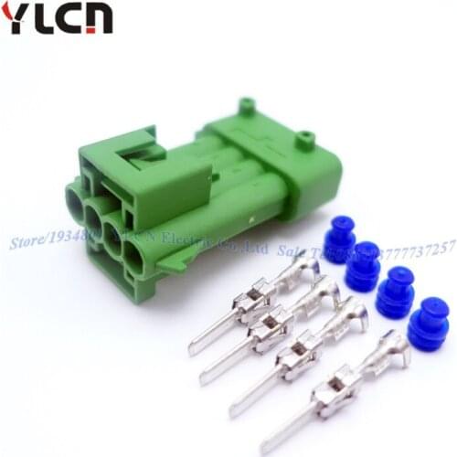 High Quality 1 Set Kit 4Pin Way Automotive Waterproof Sealed Sensor Electric Wire Connectors Female Set 185001-8