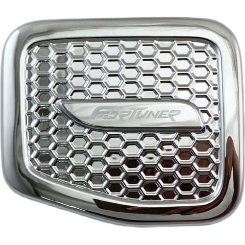 For Toyota Fortuner 2011 2012 2013 2014 1pcs ABS Chrome Car accessories Styling Auto Oil Fuel Tank Cover Cap car Sticker
