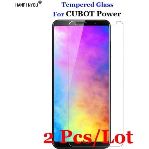 2 Pcs/Lot For Cubot Power Tempered Glass 9H 2.5D Premium Screen Protector Film For CUBOT Power 5.99"