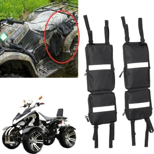 2Pcs Multi-function ATV Side Fender Bag Pack Luggage Storage Pouch Bicycle Accessories Replacement Parts