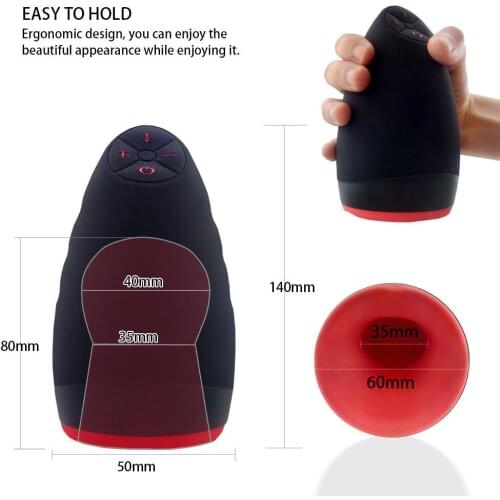 6 Speeds Male Masturbator Intelligent Heating Realistic Oral Masturbation Cup male masturbator sex toy for couple adult games