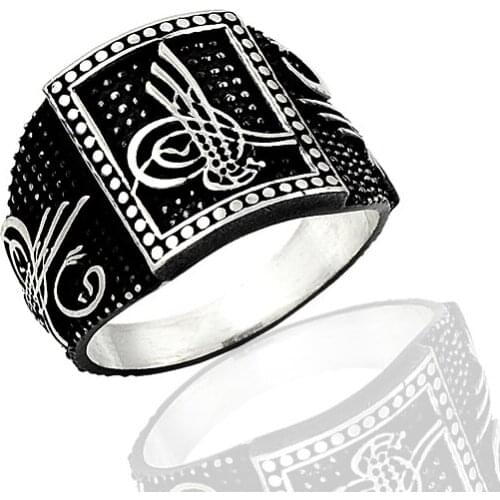925 Silver Resurrection Ertugrul and Kayi Rings for Men