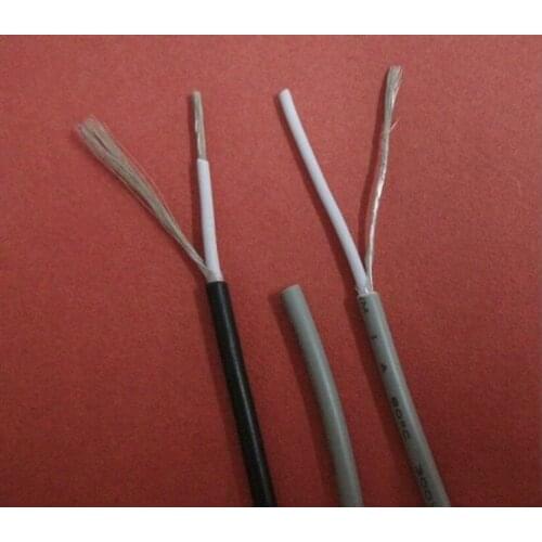 Free Shipping by DHL/EMS 305m/roll ROHS UL1185AWM 18AWG single core shielding wire signal wire 1 core 1 ground shield cable