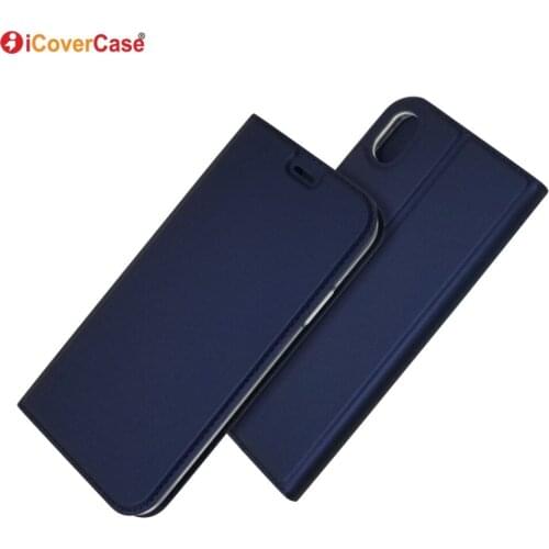 ICoverCase Case For iPhone X Xr Xs Max Ultra-thin Magnetic PU Leather Wallet Flip Stand Case Cover For iPhone X XS Max