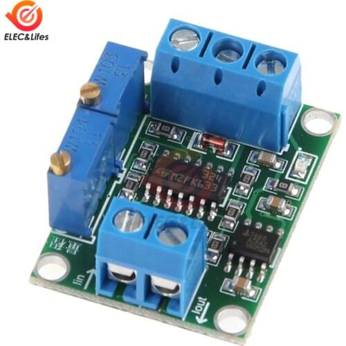 Current To Voltage Signal Converter Module 4-20mA To 0-3.3V 0-5V 5V 10V Voltage Transmitter Adjustable Module