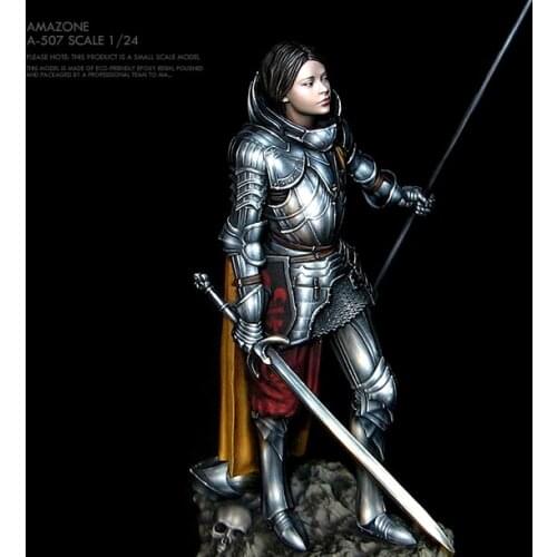 1/24 Resin model kits figure beauty colorless and self-assembled A-507