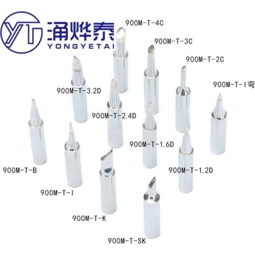 YYT 900M-T-K SK I B 2 3 4C 1.2 1.6 2.4 3.2D nozzle high quality lead-free environmental protection soldering iron tip