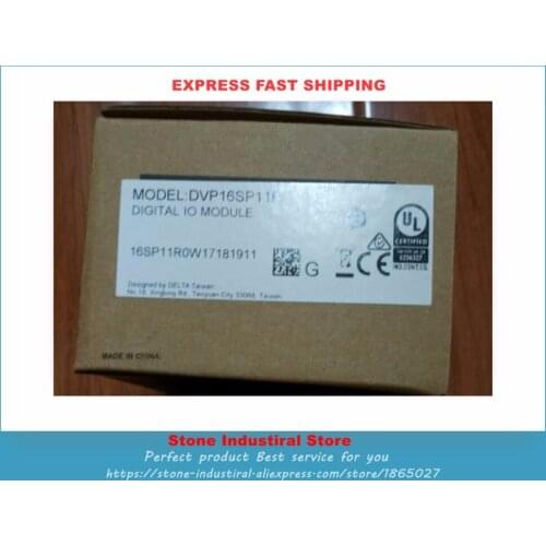 New DVP16SP11R PLC 24VDC 2W 1.5A 250VAC 16 Points 8DI 8DO Relay Original Extension Module