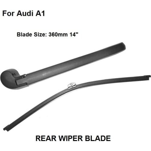 OE#8R0955407 FOR Audi A1 (Typ 8X) 2010-2015 Hatchback Rear Wiper Arm & Blade Genuine design