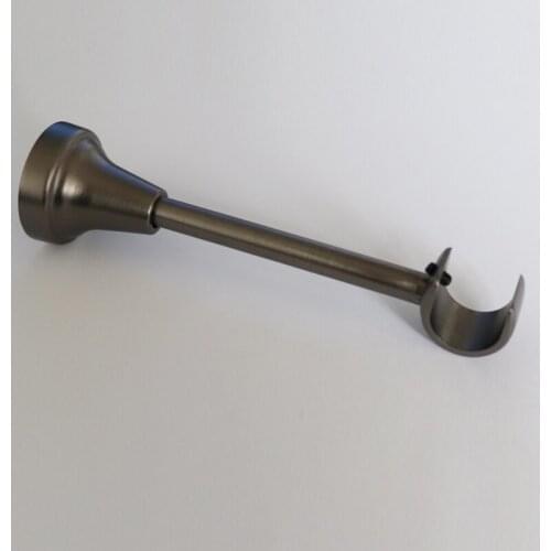 Ø19mm Pole Bracket - Classic Wall Mount Single 20cm,Curtain Accessories Bracket for Window Decoration