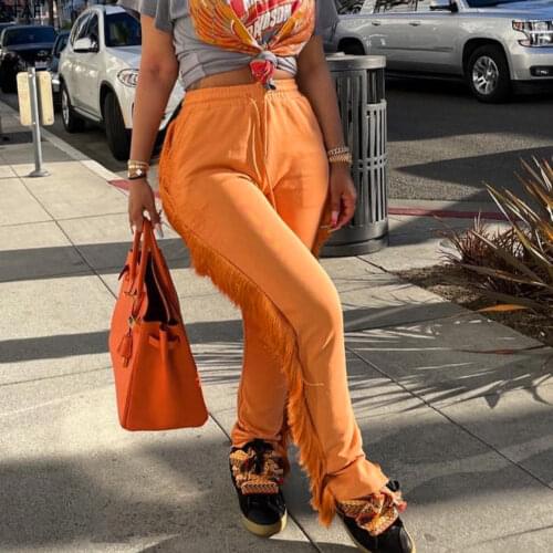 Женские спортивные брюки QFAF China At AliExpress