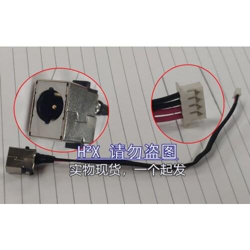 DC Power Jack with cable For lenovo N480 N485 laptop DC-IN Flex Cable