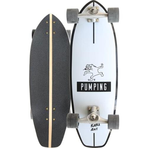 LAND CARVER Surf Skate Surfboard Ski Training Skateboard Cruising Walking Pumping Fish Skateboard 24-78/80/84 cm