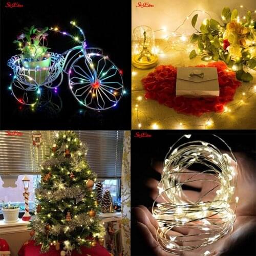 LED Fairy Lights Copper Wire Light String USB/Battery Powered Christmas Light Garland For Wedding New Year Party Home Decor 5Z