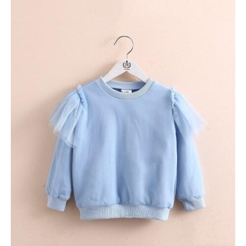 2020 Sweatshirts Baby Girls Hoodies Toddler Kids Sweatshirts Childrens O Neck Long Sleeves Patchwork Hoodies Clothes DE7