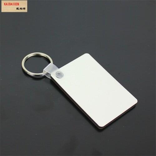 100pcs/lots Blank Sublimation MDF Key Rings Keychain Lovely Bone Shape DIY Gift Printing Sublimation Ink Two Sides can Print