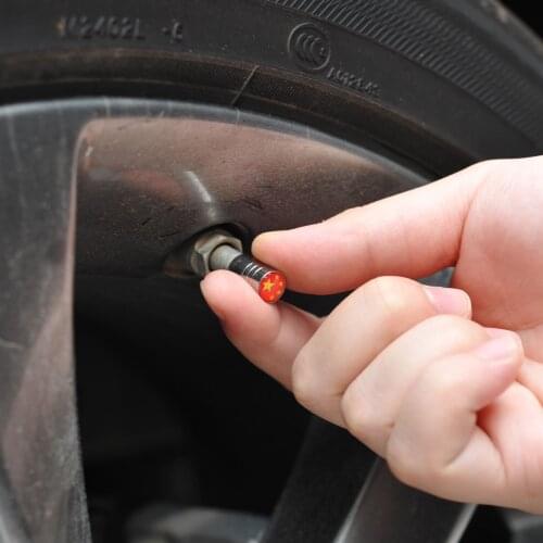 4pcs Tire Valve Stem Caps For Hyundai ix35 iX45 ix20 iX25 i10 i20 i30 i40 HB20 Sonata Verna Solaris Elantra Accent