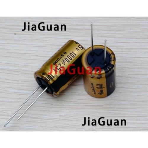 4PCS NICHICON FG 25V1000UF 16x25MM fine gold 1000UF 25V FineGold 1000UF25V MUSE Audio Capacitor 1000UF/25V