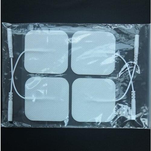 50/100 PCS Tens Electrode Pads For Electric Tens Acupuncture Digital Square 4*4/5*5 cm Machine Electronic Physiotherapy Massager