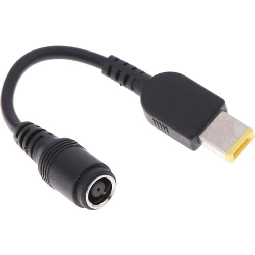 7.9*5.5mm Round Jack to Square Plug End Adapter Pigtail Charger Power Adapter Converter Cable For IBM for Lenovo Thinkpad