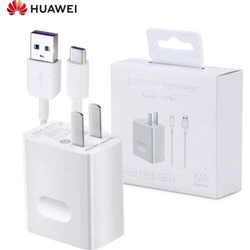 Huawei 4.5V5A SuperCharge Adapter with Orignal USB-C Data Cable