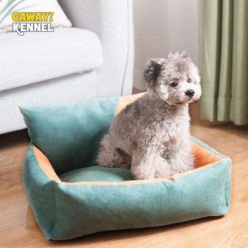 CAWAYI KENNEL Soft Pet House Dog Bed for Dogs Cats Small Animals Products Cama Perro Hondenmand Panier Chien Legowisko Dla Psa