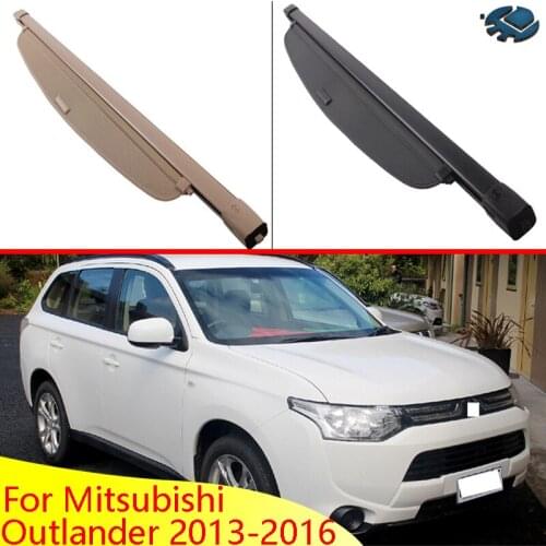 For Mitsubishi Outlander 2013-2015 Aluminum+Canvas Rear Cargo Cover privacy Trunk Screen Security Shield shade Accessories