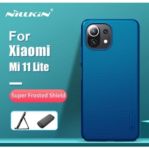 For Xiaomi Mi 11 Lite Case For Mi 11 Lite 5G NILLKIN Super Frosted Shield Case Hard Plastic Back Cover For Xiaomi Mi 11 Pro Case