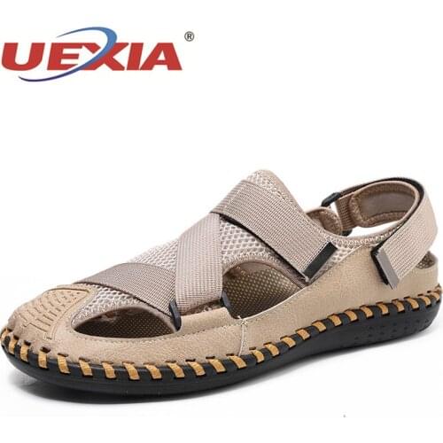 Summer Men Casual Shoes Mesh Outdoor Leisure Handmade Breathable Slipper Designer Beach Zapatos Hombre Fashion Comfort Breathabe