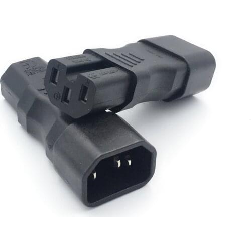 New IEC 320 C14 male to C15 kettle plug female Power adapter PLUG CONVERTER