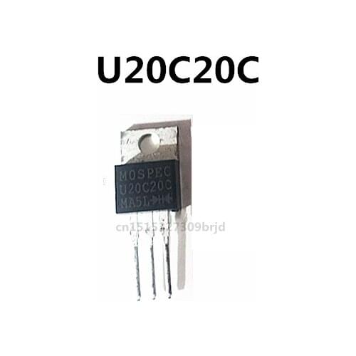 Original new 5pcs/ U20C20C 20A/200V TO-220