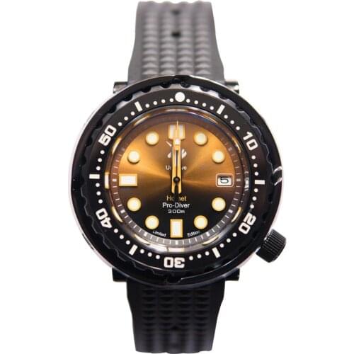 PROXIMA Diver Mens Watches,Tuna Men Automatic Watch 300m Waterproof Mechanical Wristwatches Luminous Sapphire NH35 Ceramic Bezel