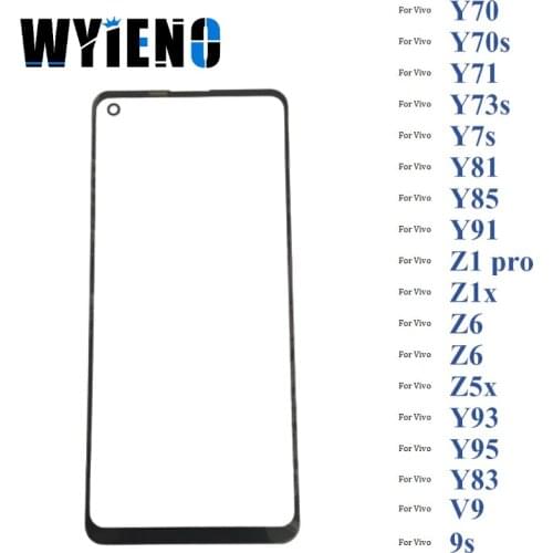 Black Digitizer LCD Sensor Glass For Vivo Y70 Y70s Y71 Y73s Y7s 9s Y81 Y83 Y85 V9 Y91 Y93 Y95 Touch Screen Glass lens 10pcs/lot