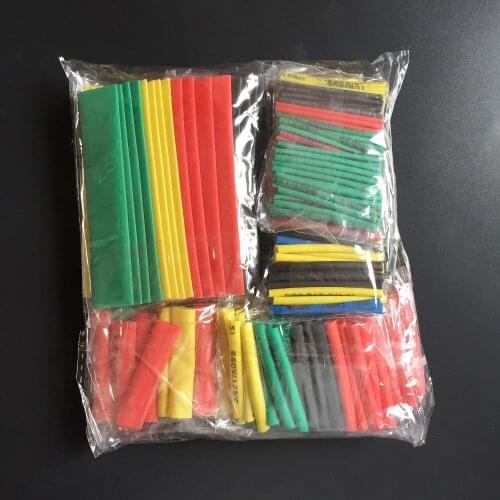 328Pcs/pack Polyolefin Assorted Heat Shrink Tubing Insulation Shrinkable Tube Wrap Wire Cable