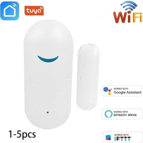 Tuya Smart Home WiFi Door Sensor Door Open Detectors Security Protection Alarm System Home Security Alert Security Alarm