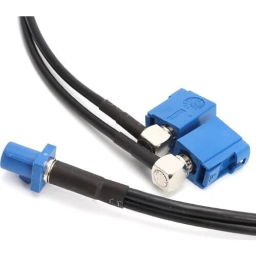 1PC 50cm RG174 Pigtail Cable Fakra C Male Plug To 2 x Fakra C Female Splitter Combined Cable