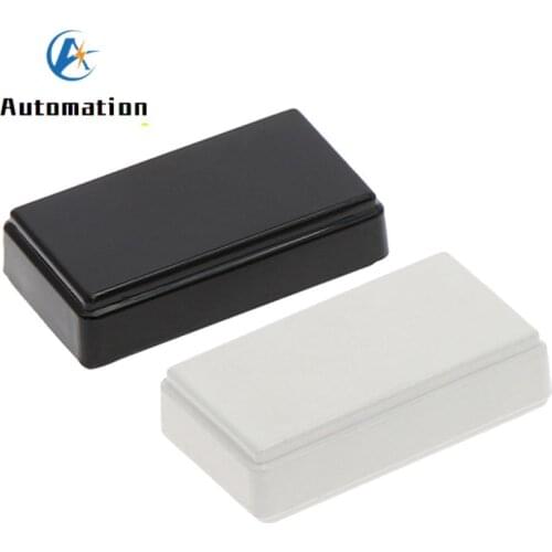 1pcs PCB Plastic Box Black Enclosure Electronic Project Case DIY 49x28x14mm Wire Junction Boxes