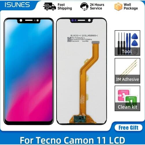 6.2" Original For Tecno Camon 11 CF7 LCD Display Touch Screen Digitizer Assembly New Camon11 CF7k LCD Repair Replacement Parts