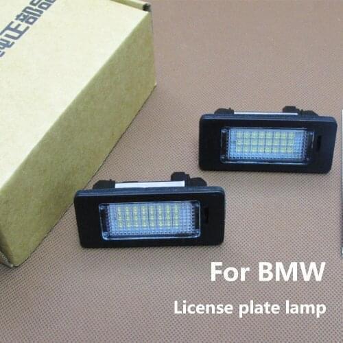 Auto LED License Number Plate Light For BMW E82 E88 F22 F23 F45 F32 F36 F33 E39 E60 E61 F10 F11 Car Illuminating Lamp