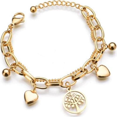 Beadsnice Hot Selling Bracelet Women Charm Snake Girl Charm Trendy Golden Motivational 16cm + 4 Extension Chain ID 41111