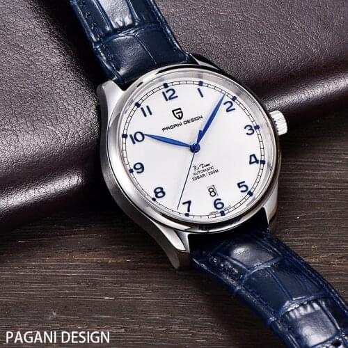 PAGANI DESIGN Brand Leisure Sports Watch Mens Automatic Mechanical Watch Sapphire Glass Stainless Steel 200M Waterproof Relogio