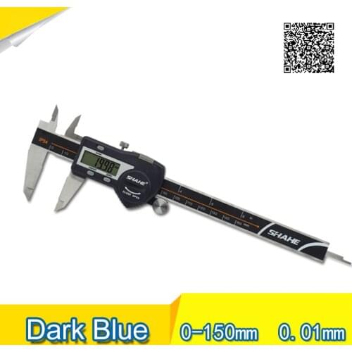 Digital Caliper IP54 150mm blue High quality Digital display calipers 0-150 digital vernier caliper