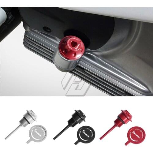 For Vespa GTS200 GTS250 GTS300 2013-2017 Motorcycle Dipstick Oil Screw Drain Plug Cap