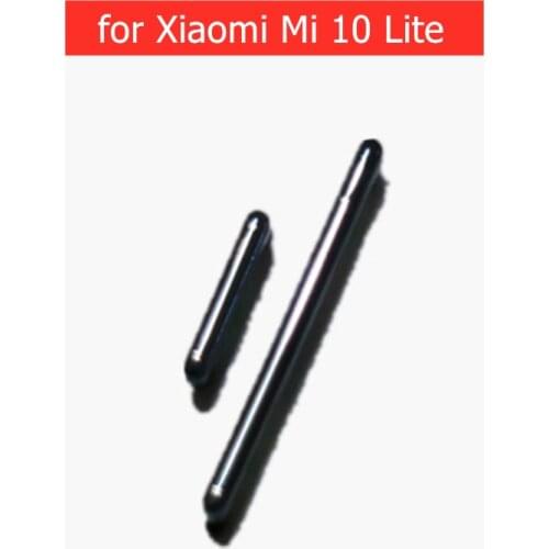 For Xiaomi Mi 10 Lite Power Volume Button Side Key Button On Off Switch Key Replace Repair Spare Parts